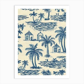 Palm Trees 28 Art Print