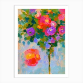 Floral Bouquet Matisse Inspired Flower Art Print