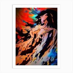 Abstract - Nude Art Print