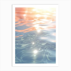 Sunset In The Water Art Print