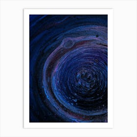 Abstract Swirling Vortex Art Print