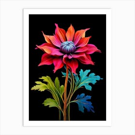 Dahlia Flower 6 Art Print