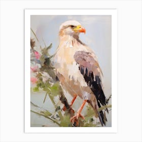 Bird Painting Crested Caracara 4 Art Print