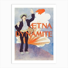 Aetna Dynamite (1895), Edward Penfield Art Print