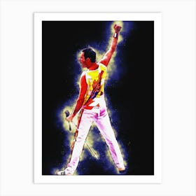 Spirit Of Freddie Mercury Rock On You Art Print