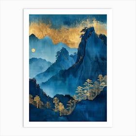 Asian Landscape Canvas Print 6 Art Print