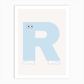 Alphabet Poster R Art Print