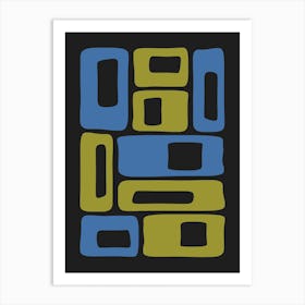 Mid Century Modern Abstract 4 Art Print