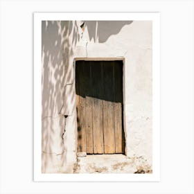 Old Brown Door // Ibiza Travel Photography Art Print