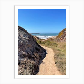 Way to the beach Art Print