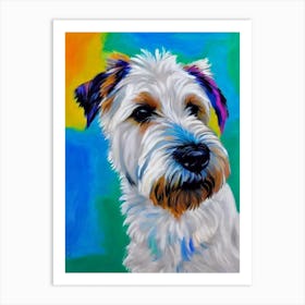 Cairn Terrier 2 Fauvist Style Dog Art Print