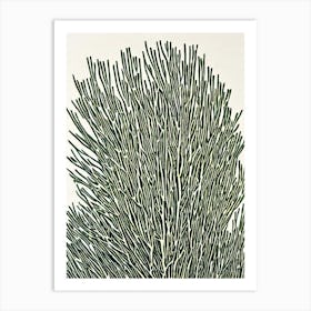 Acropora Suharsonoi Iiii Linocut Art Print