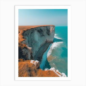 White Cliffs On The Coast Art Print