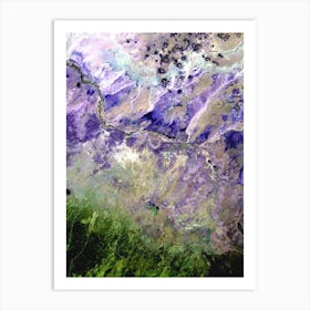 Earth From Space 2 Art Print