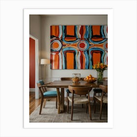 Modern Dining Room 1 Art Print