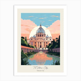 The Vatican City   Vatican City   Cute Botanical Illustration Travel 0 Poster Art Print