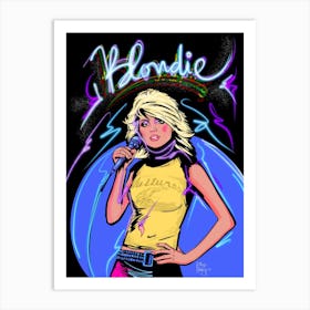 Blondie World Art Print