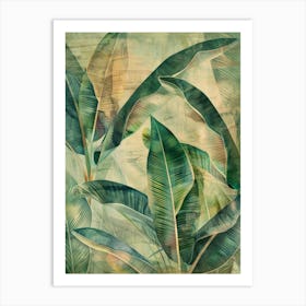 Tropical Leaves 101 Art Print