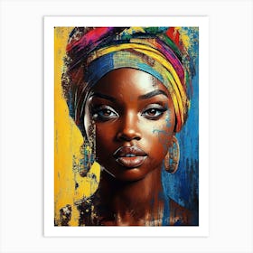 African Woman Art Print