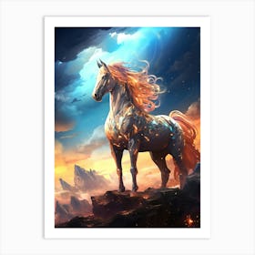 Horse In The Sky Art Print