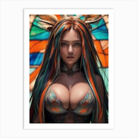 Fantasy Girl Art Print