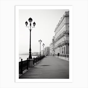 Trieste, Italy,  Black And White Analogue Photography  4 Art Print