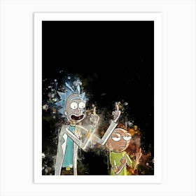 Rick And Morty 1 Art Print