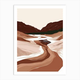 Desert Landscape 31 Art Print