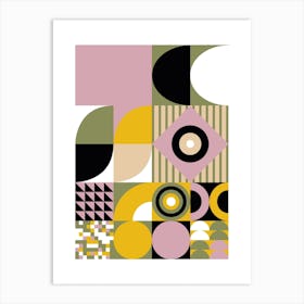 Bauhaus style 1 Art Print