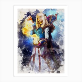 Aegwynn World Of Warcraft Art Print