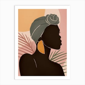 Portrait of a Stylish Woman Poster