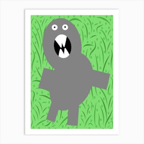 Hippo Art Print