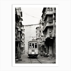 Mumbai, India, Black And White Old Photo 2 Art Print