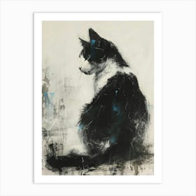 Cat Sitting 2 Art Print