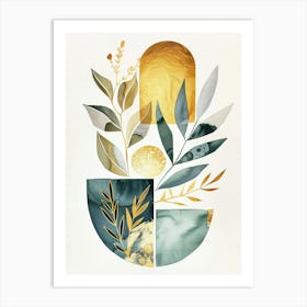 Gold Leaf 11 Art Print