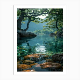 Tree In The Water 1 Art Print