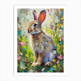 Britannia Petite Rabbit Painting 3 Art Print