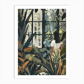 In The Garden Longue Vue House And Gardens Usa 2 Art Print