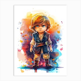 Luke Skywalker Star Wars Art Print