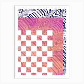 Abstract Zebra Art Print