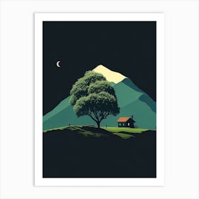 House On The Hill Art Print