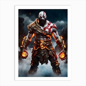 God Of War 7 Art Print