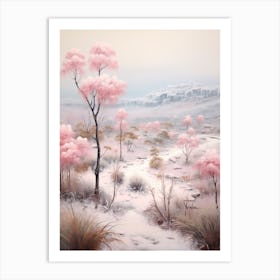 Dreamy Winter Painting Ambor National Park Bolivia 1 Art Print