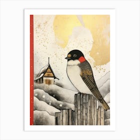 Bird Illustration Chimney Swift 1 Art Print
