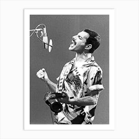 Freddie Mercury 4 Art Print