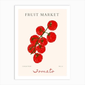 Fruit Market Collection Tomato Art Print