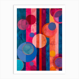 Abstract Circles 104 Art Print