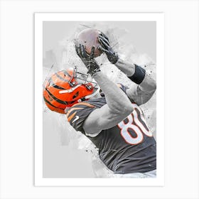 Andrei Iosivas Cincinnati Bengals Art Print