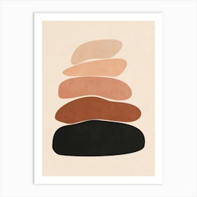 Stacked Stones Art Print