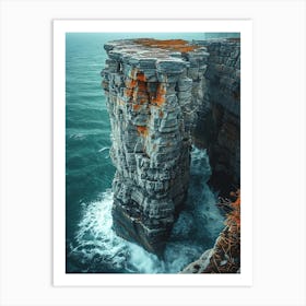 Cliffs Of Iceland Art Print